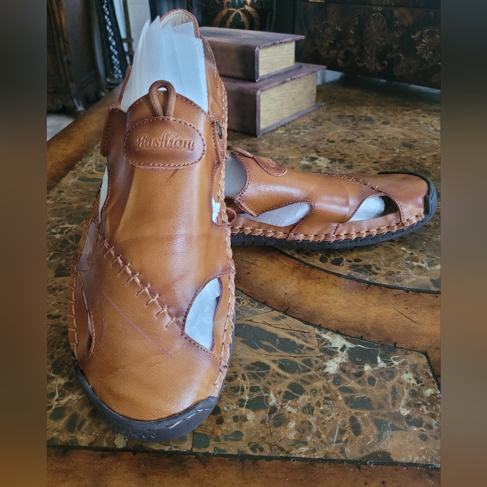 Men's Brown Leather Shoes